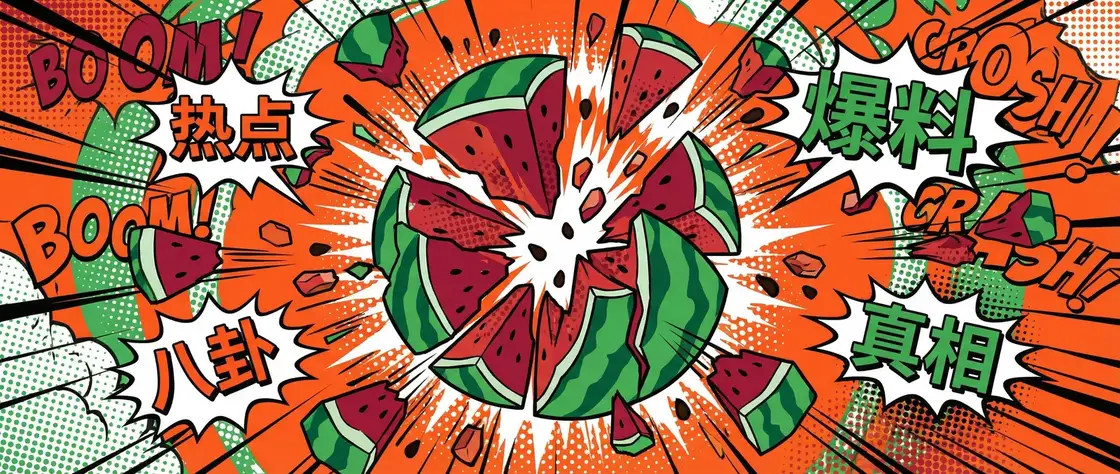 滴滴外卖 今日头瓜爆炸漫画横幅